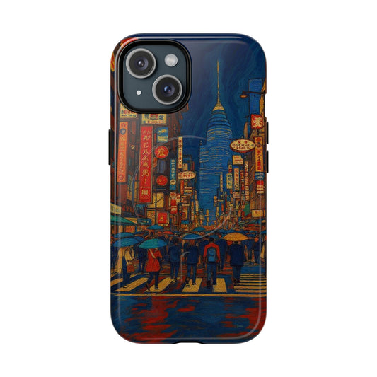 Neon Rain: Stories Beneath the City Lights MagSafe® Phone Case