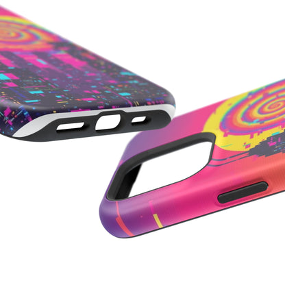 Neon Spiral Skyline Case