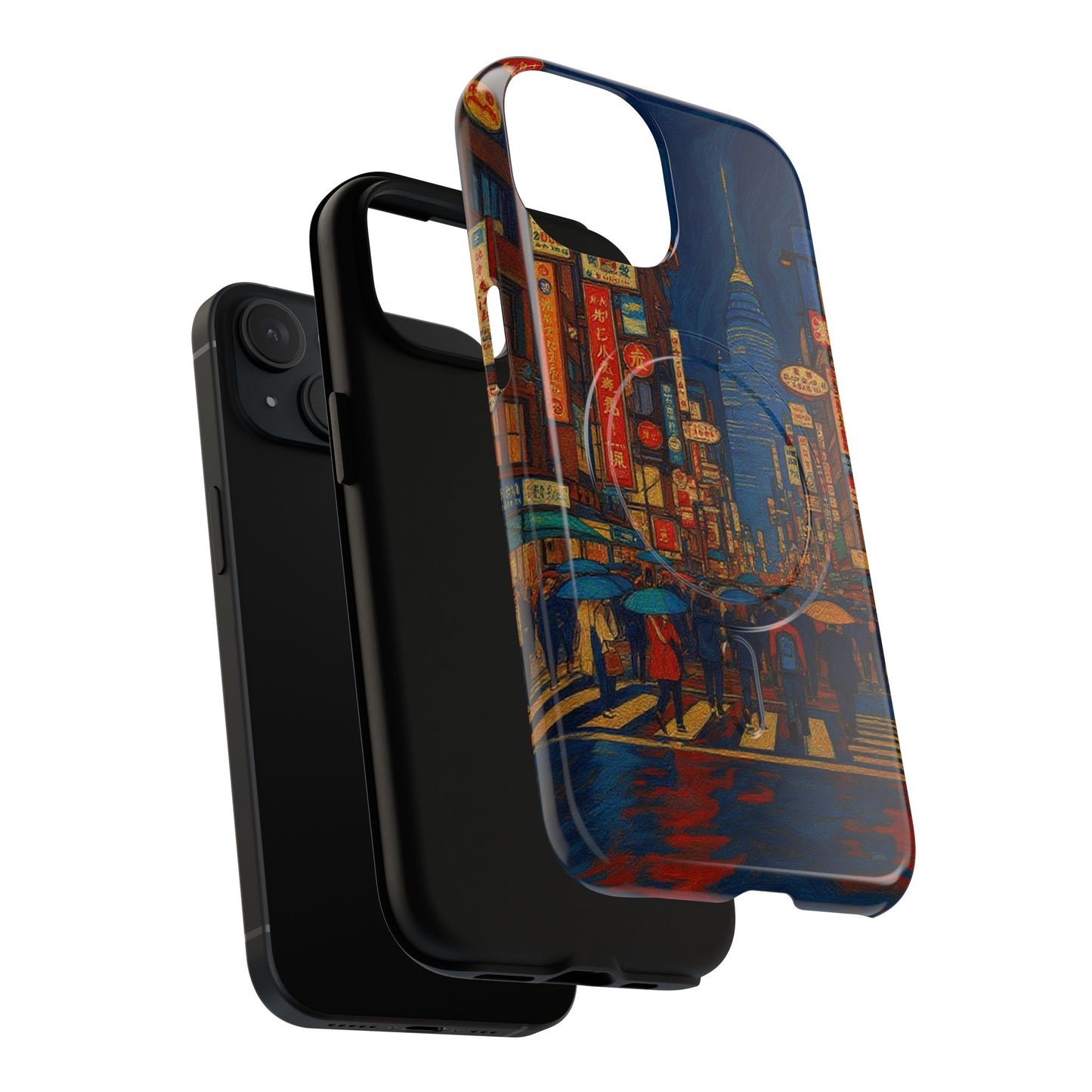 Neon Rain: Stories Beneath the City Lights MagSafe® Phone Case
