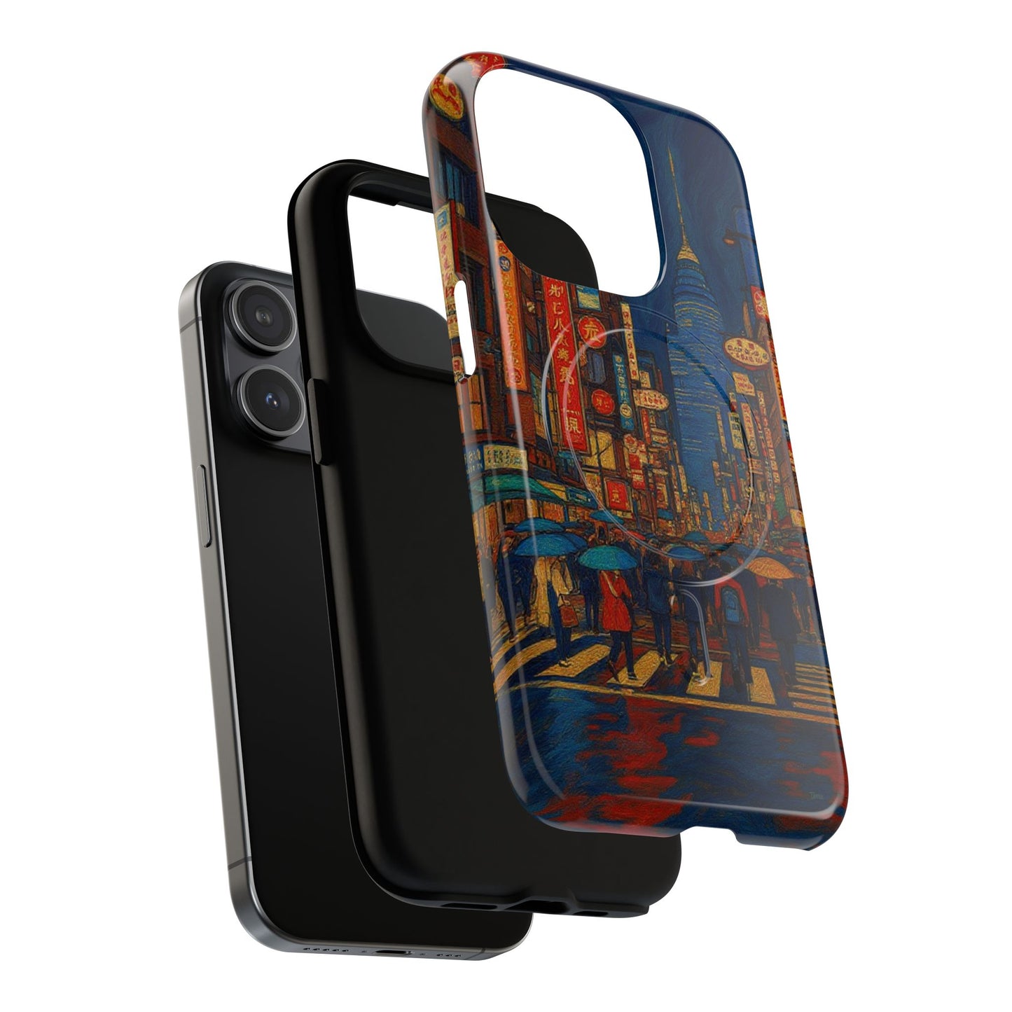Neon Rain: Stories Beneath the City Lights MagSafe® Phone Case