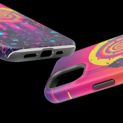 Neon Spiral Skyline Case