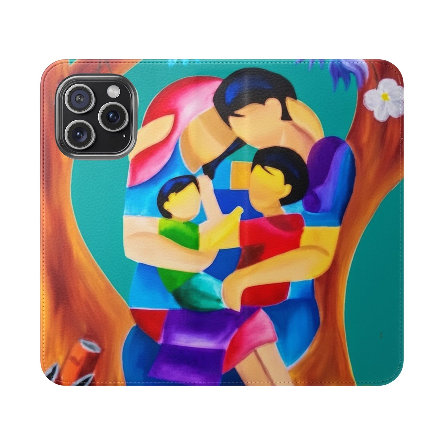 Embrace of the Filipino Family Flip Case