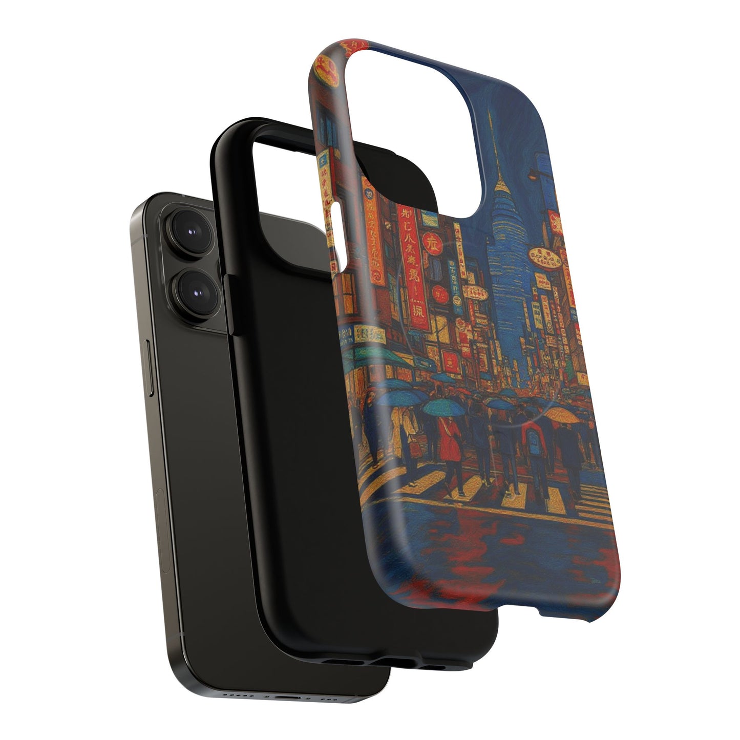 Neon Rain: Stories Beneath the City Lights MagSafe® Phone Case