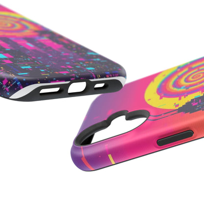 Neon Spiral Skyline Case