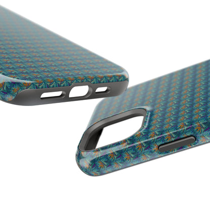 Abstract Mosaic Sunburst Pattern MagSafe® Phone case