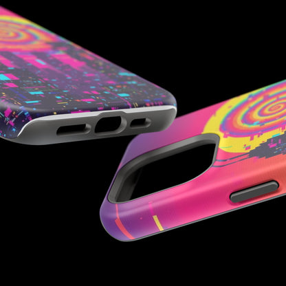 Neon Spiral Skyline Case