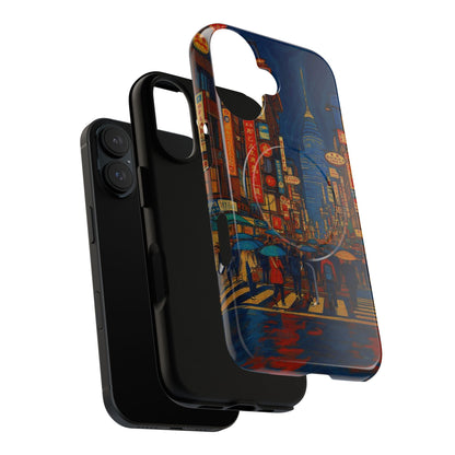 Neon Rain: Stories Beneath the City Lights MagSafe® Phone Case