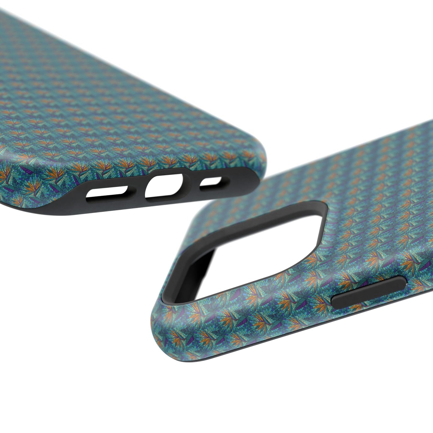 Abstract Mosaic Sunburst Pattern MagSafe® Phone case