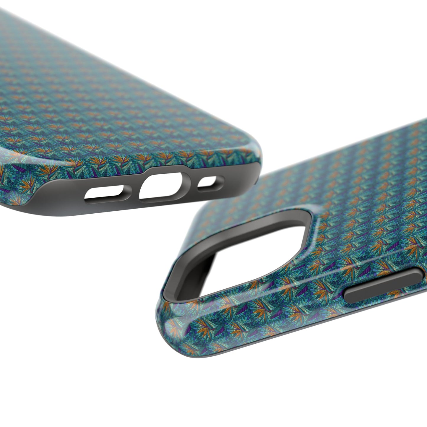 Abstract Mosaic Sunburst Pattern MagSafe® Phone case