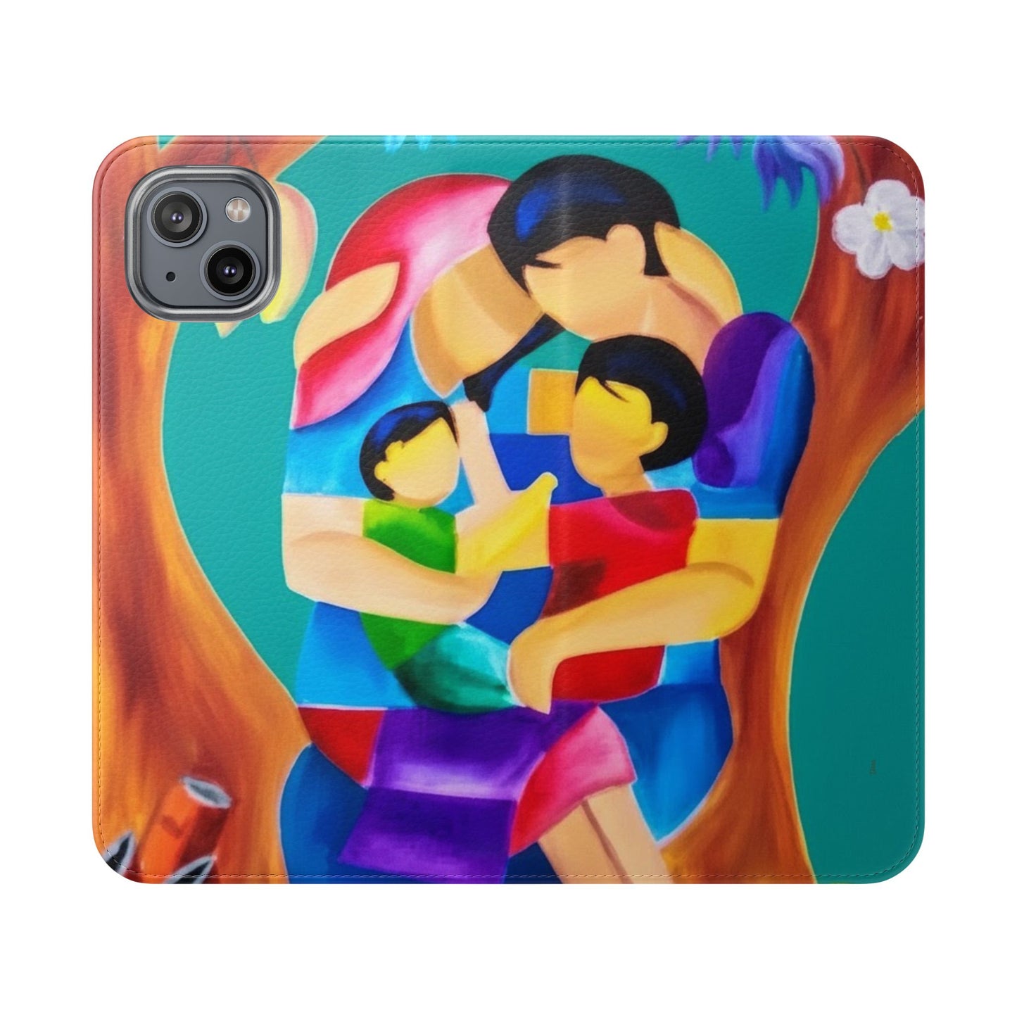 Embrace of the Filipino Family Flip Case