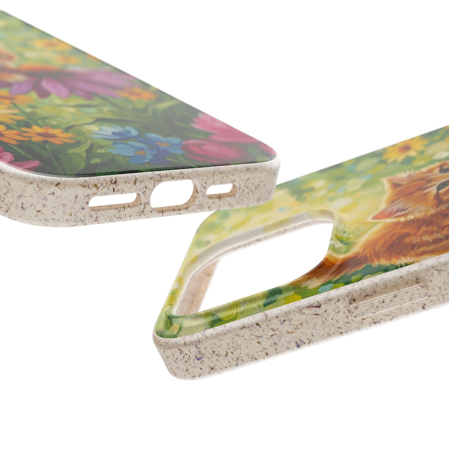 Kitten in a Sunlit Garden Biodegradable Phone Case