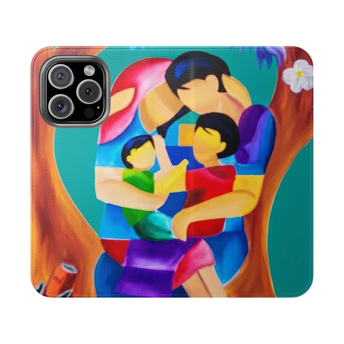 Embrace of the Filipino Family Flip Case
