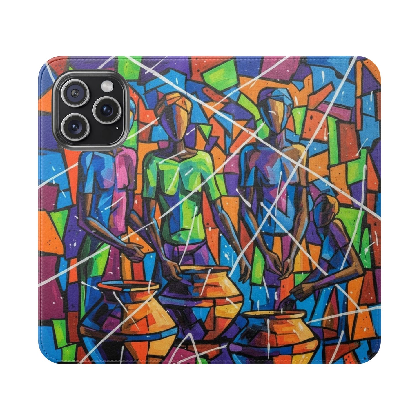 Rhythm of the Pots Flip Wallet Case