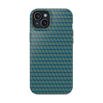 Abstract Mosaic Sunburst Pattern MagSafe® Phone case
