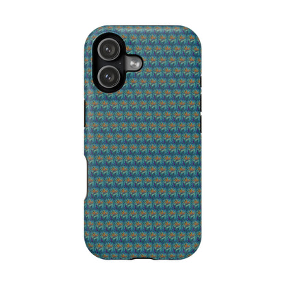 Abstract Mosaic Sunburst Pattern MagSafe® Phone case