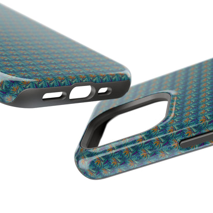 Abstract Mosaic Sunburst Pattern MagSafe® Phone case