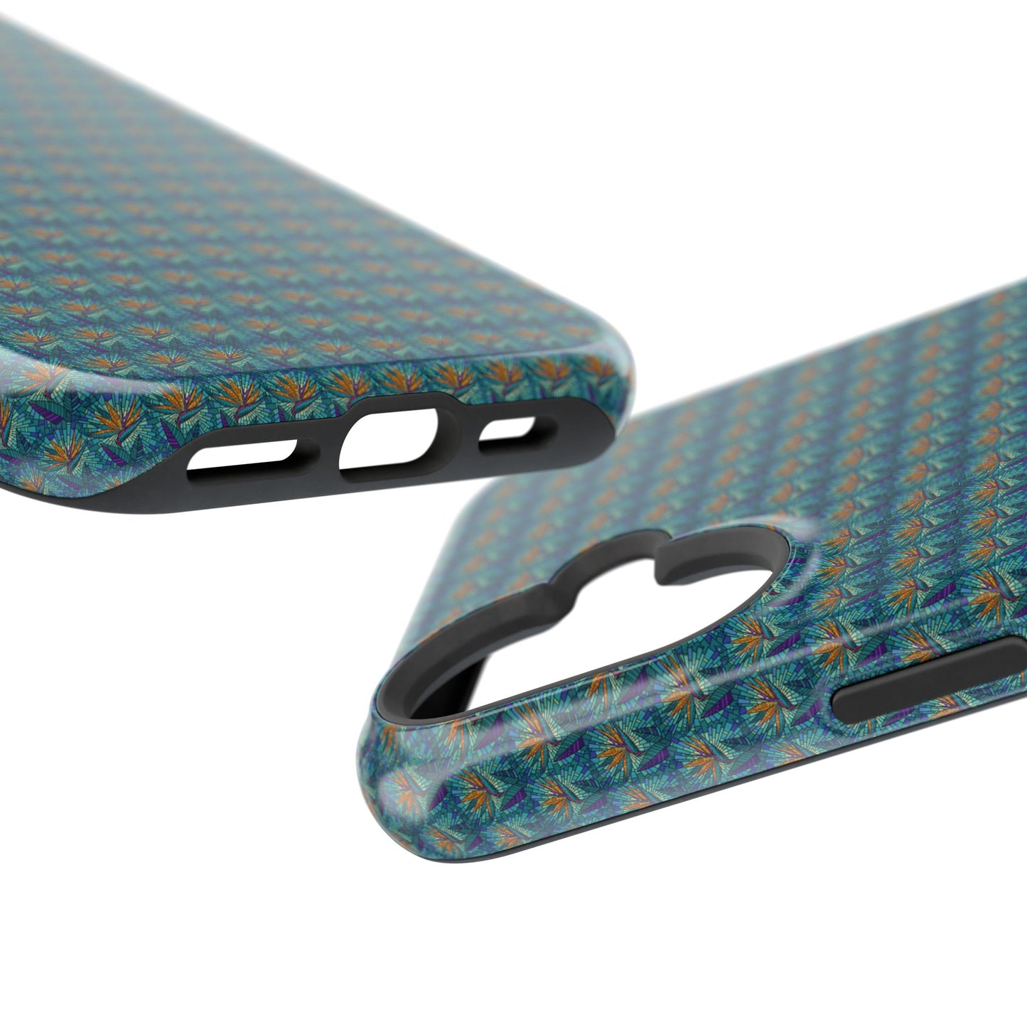 Abstract Mosaic Sunburst Pattern MagSafe® Phone case