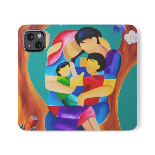 Embrace of the Filipino Family Flip Case