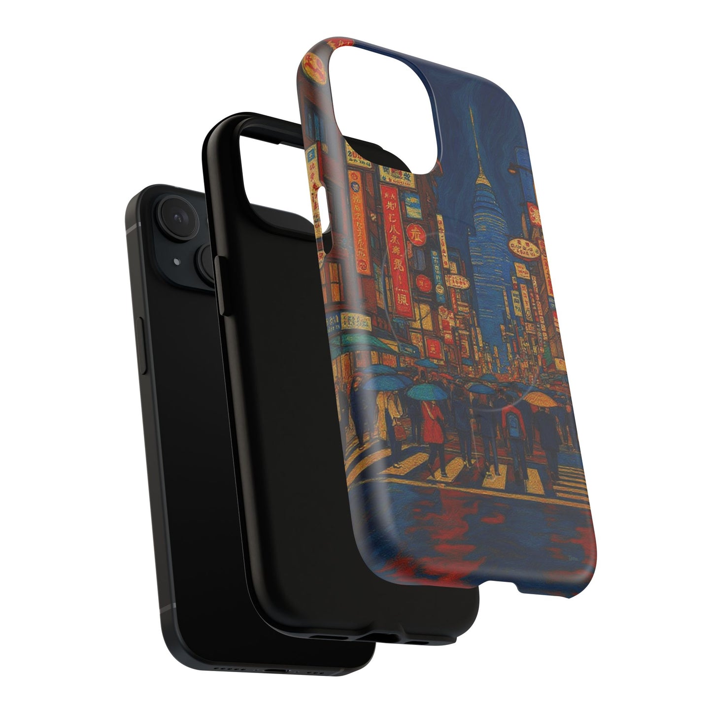 Neon Rain: Stories Beneath the City Lights MagSafe® Phone Case