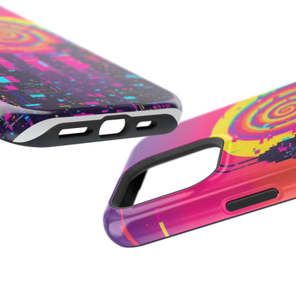 Neon Spiral Skyline Case