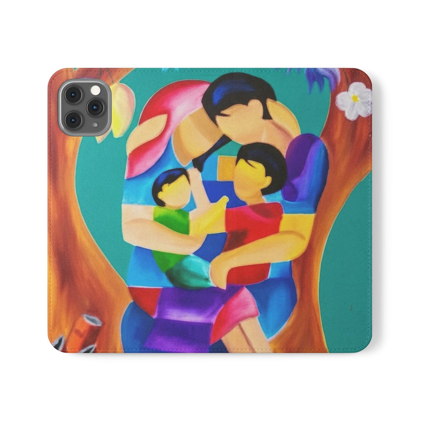 Embrace of the Filipino Family Flip Case