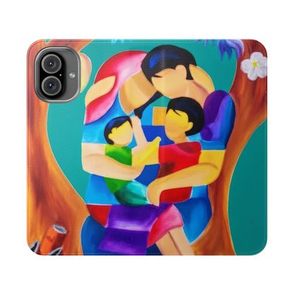Embrace of the Filipino Family Flip Case