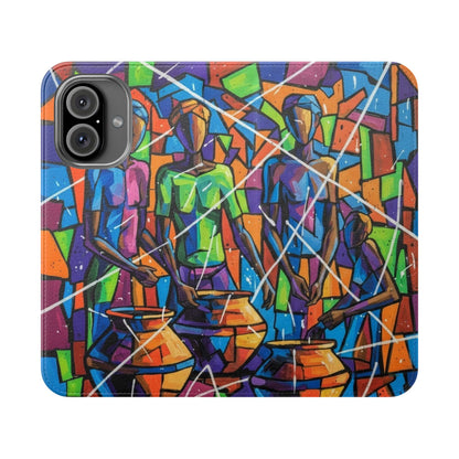 Rhythm of the Pots Flip Wallet Case