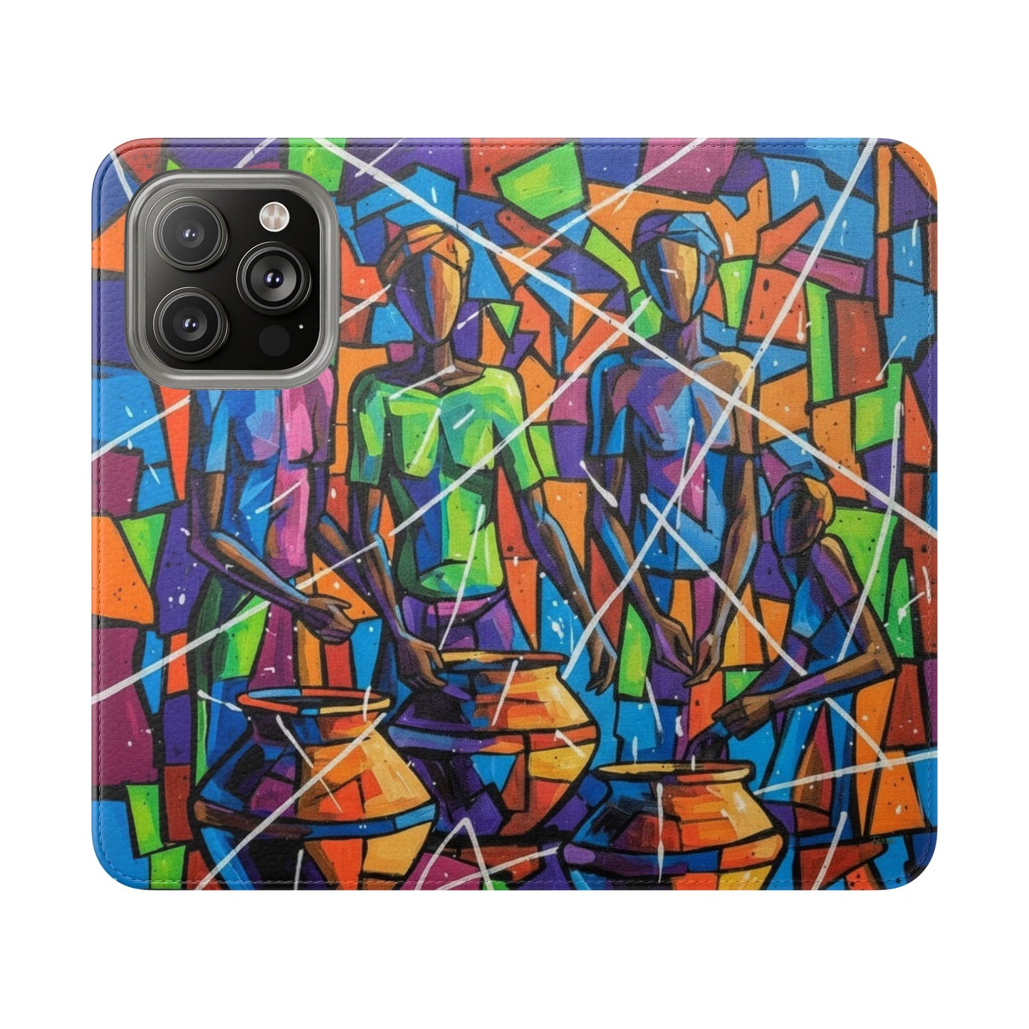 Rhythm of the Pots Flip Wallet Case