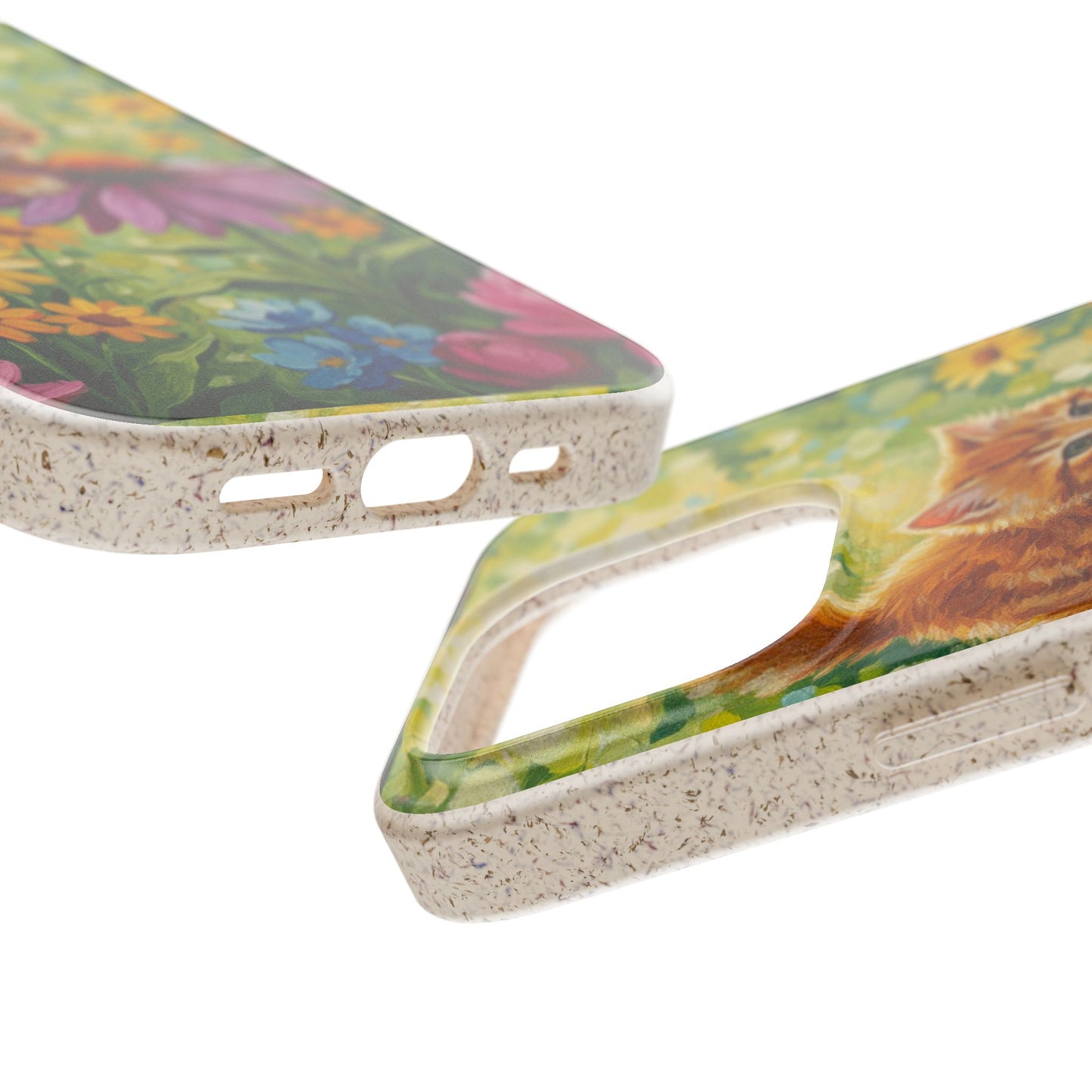 Kitten in a Sunlit Garden Biodegradable Phone Case