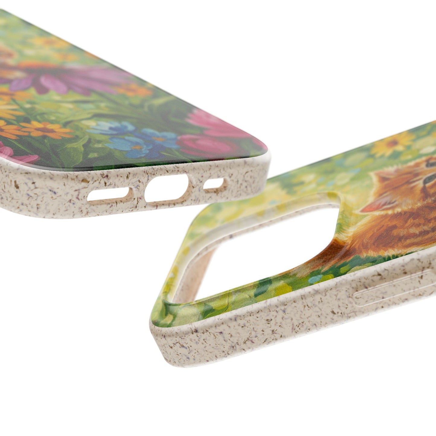 Kitten in a Sunlit Garden Biodegradable Phone Case