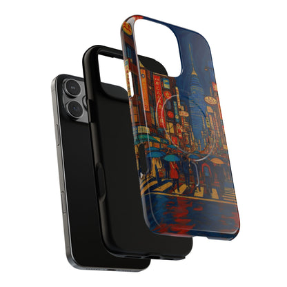 Neon Rain: Stories Beneath the City Lights MagSafe® Phone Case