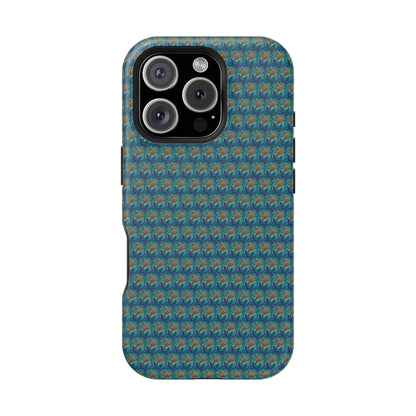 Abstract Mosaic Sunburst Pattern MagSafe® Phone case