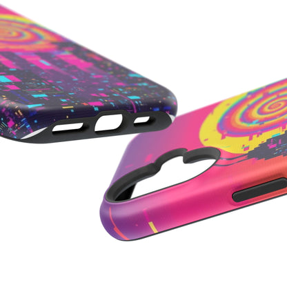 Neon Spiral Skyline Case