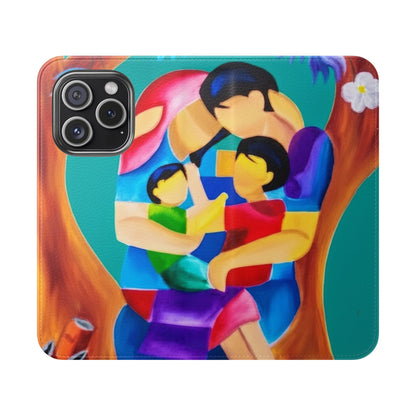 Embrace of the Filipino Family Flip Case