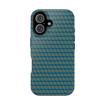 Abstract Mosaic Sunburst Pattern MagSafe® Phone case