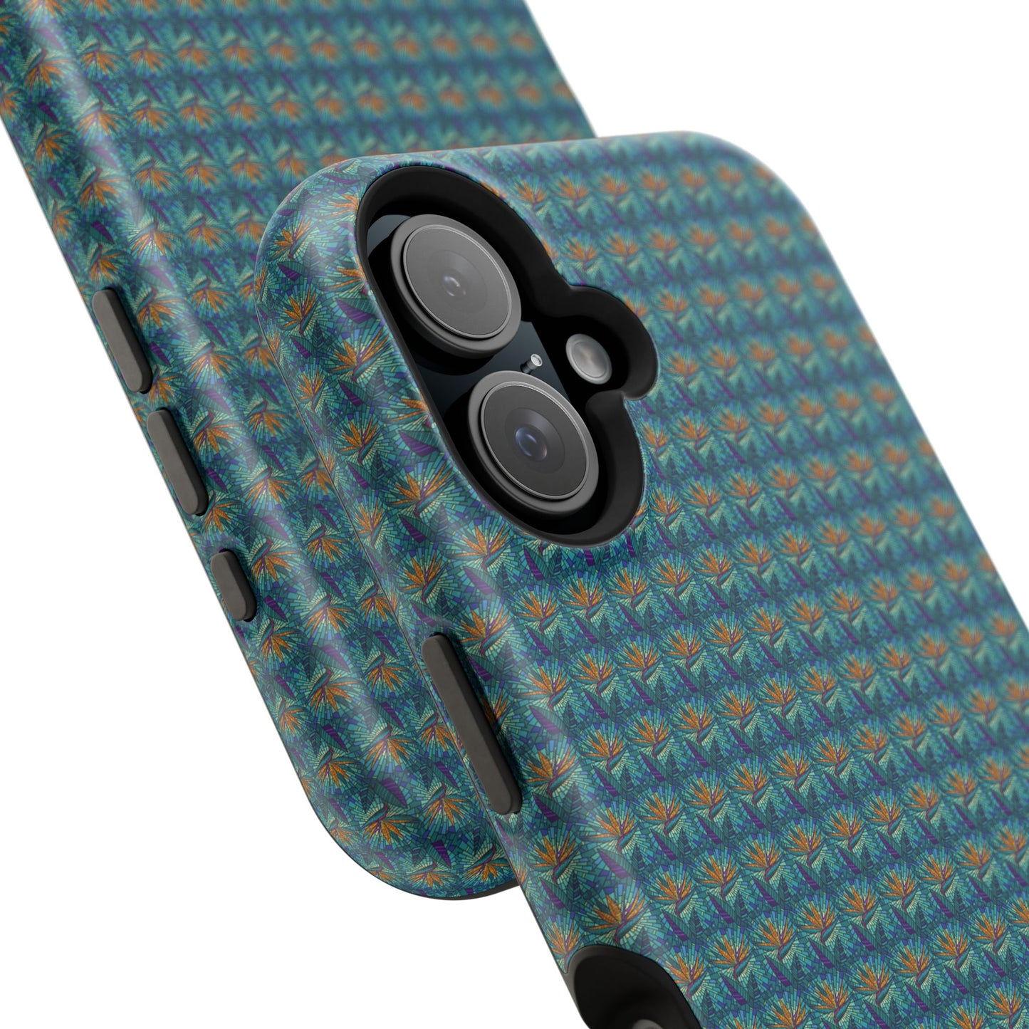 Abstract Mosaic Sunburst Pattern MagSafe® Phone case