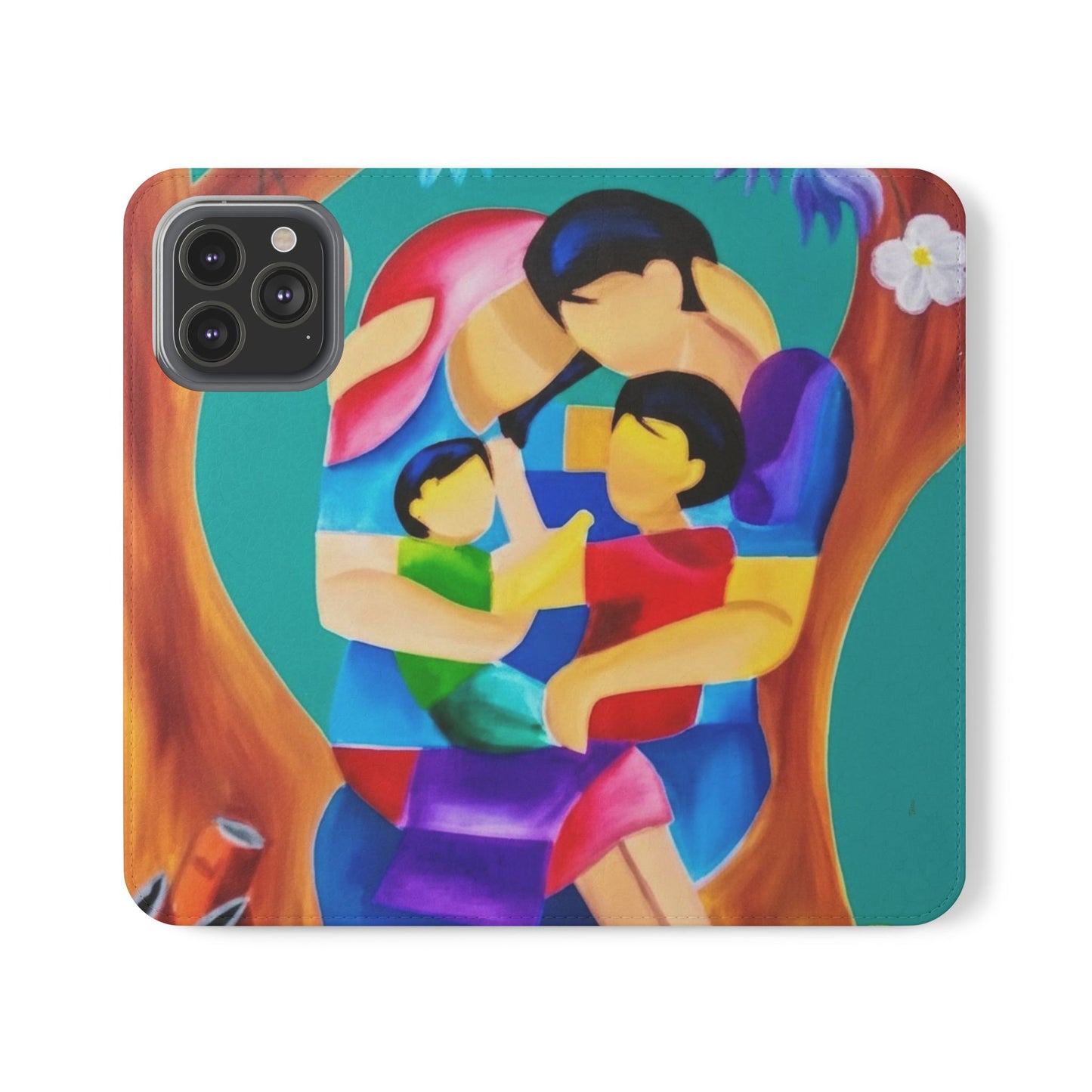 Embrace of the Filipino Family Flip Case