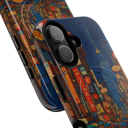 Neon Rain: Stories Beneath the City Lights MagSafe® Phone Case