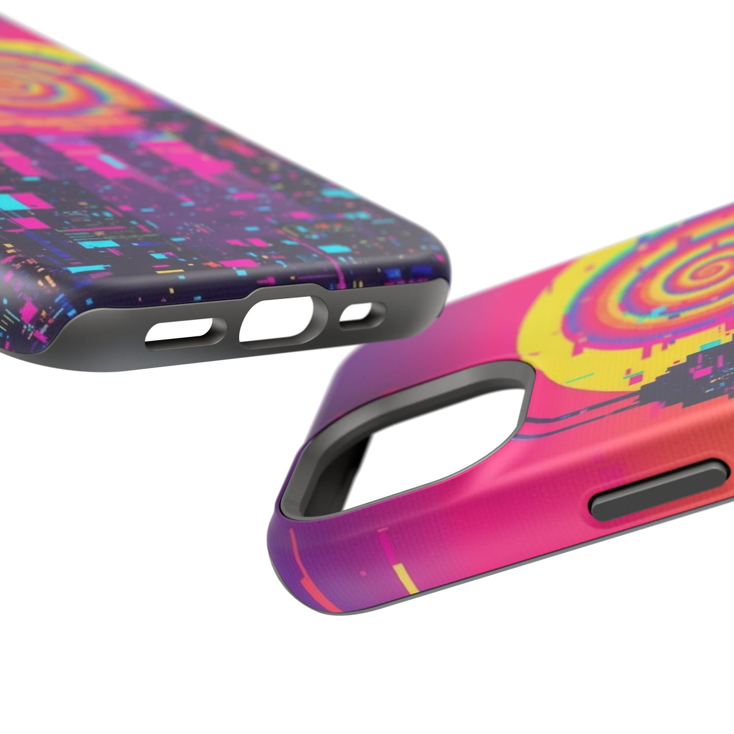 Neon Spiral Skyline Case