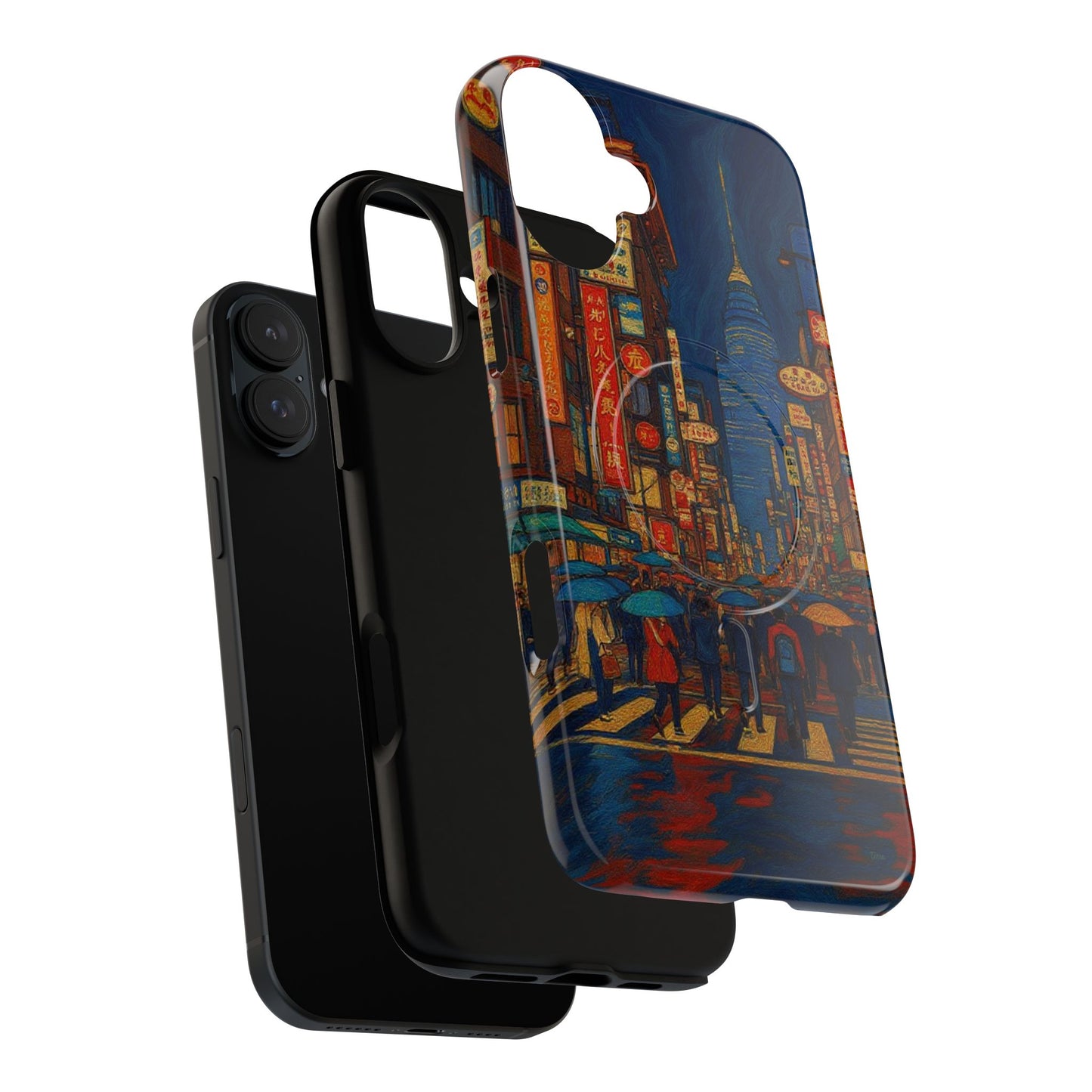 Neon Rain: Stories Beneath the City Lights MagSafe® Phone Case
