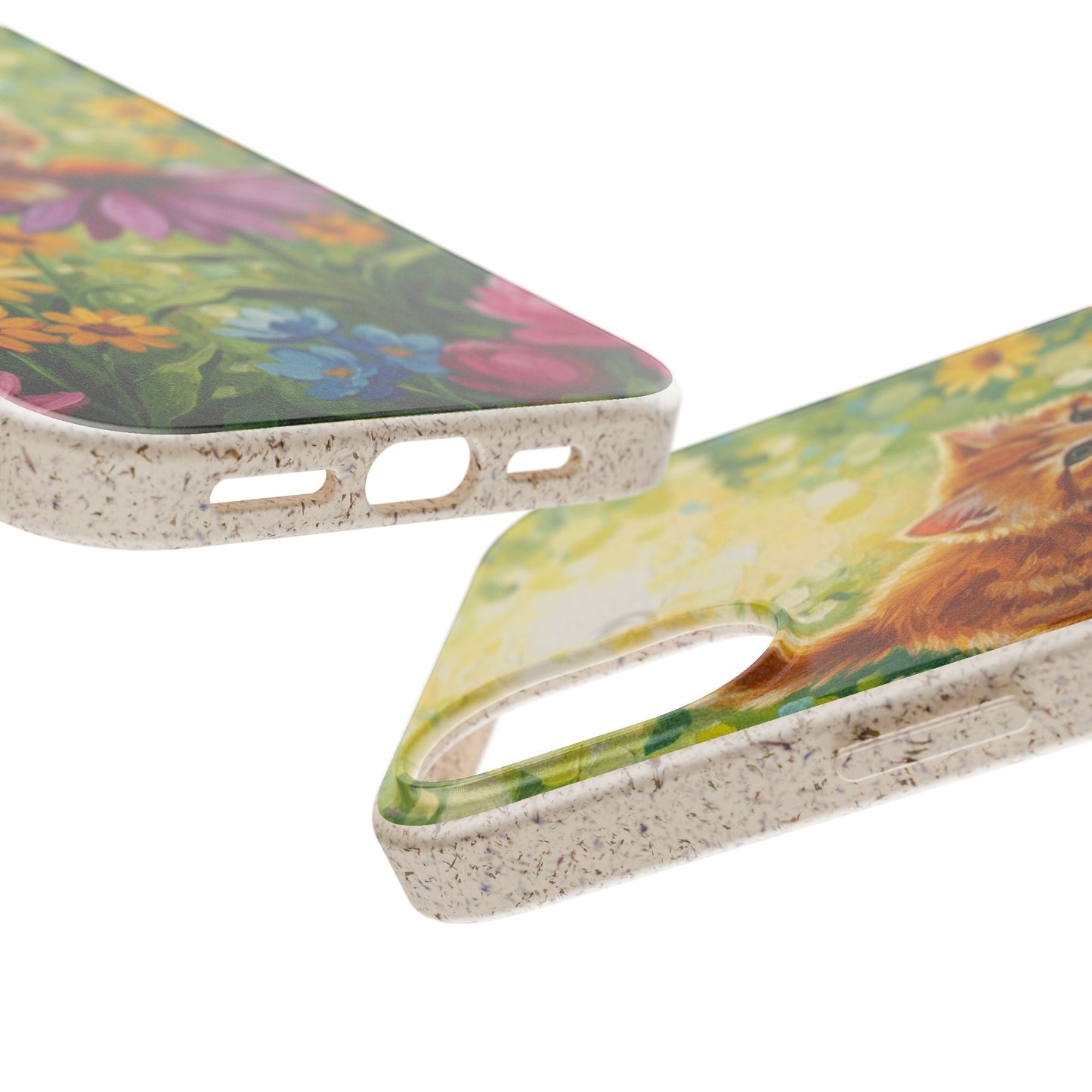 Kitten in a Sunlit Garden Biodegradable Phone Case