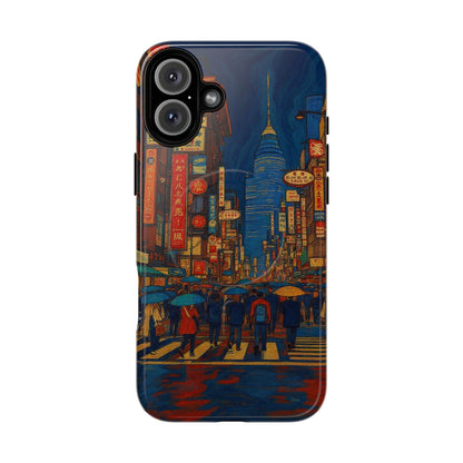 Neon Rain: Stories Beneath the City Lights MagSafe® Phone Case