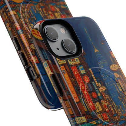 Neon Rain: Stories Beneath the City Lights MagSafe® Phone Case