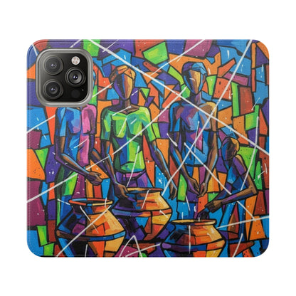 Rhythm of the Pots Flip Wallet Case
