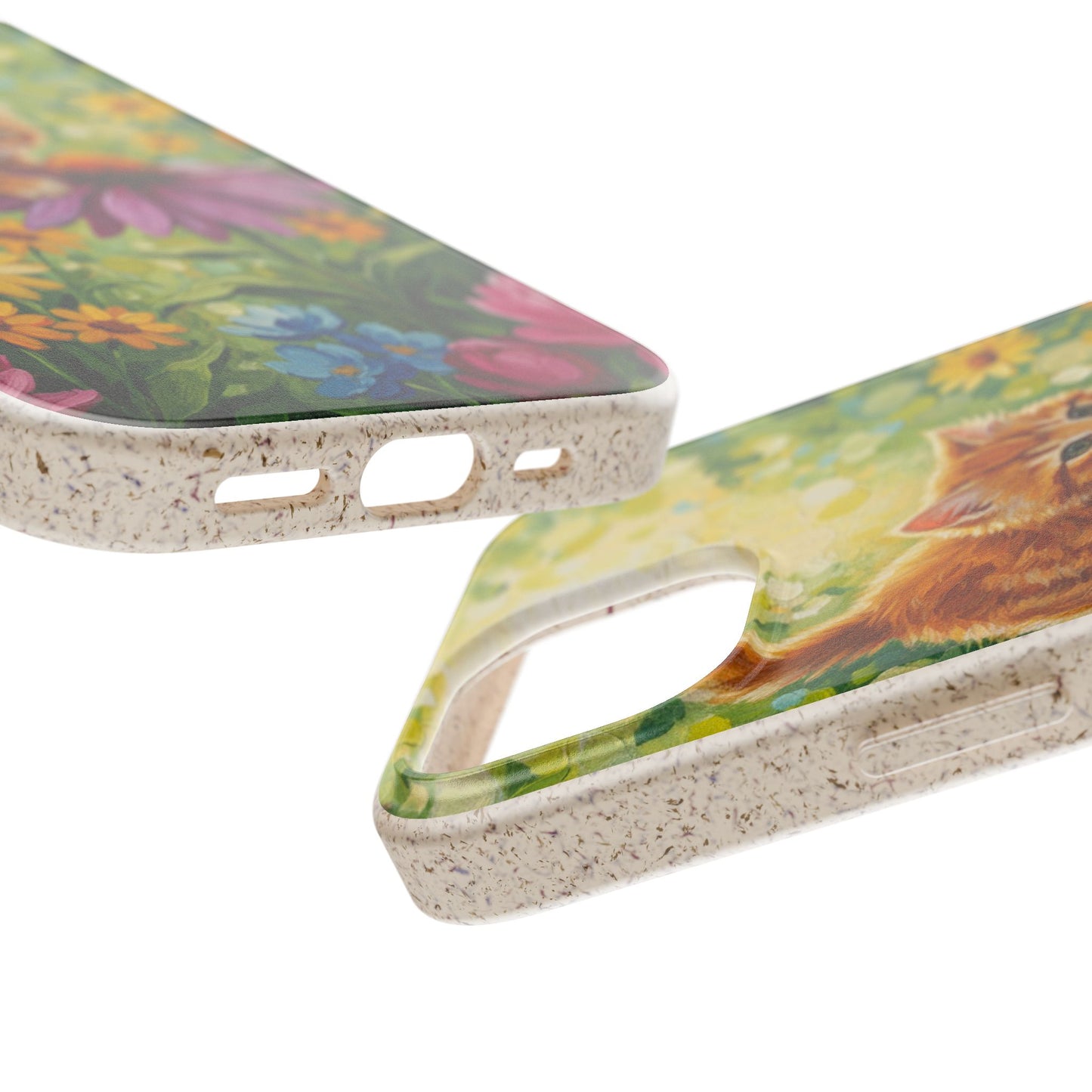 Kitten in a Sunlit Garden Biodegradable Phone Case