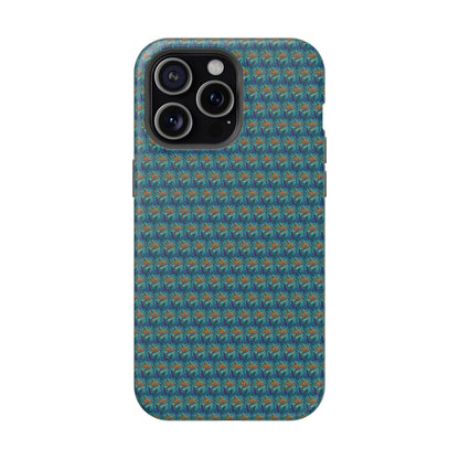 Abstract Mosaic Sunburst Pattern MagSafe® Phone case