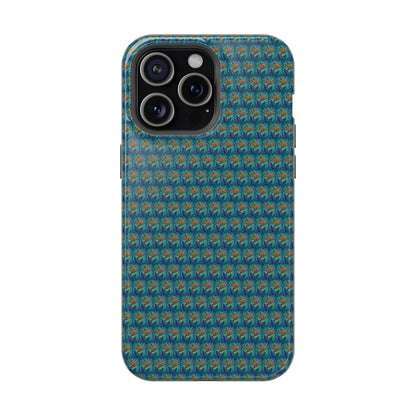 Abstract Mosaic Sunburst Pattern MagSafe® Phone case