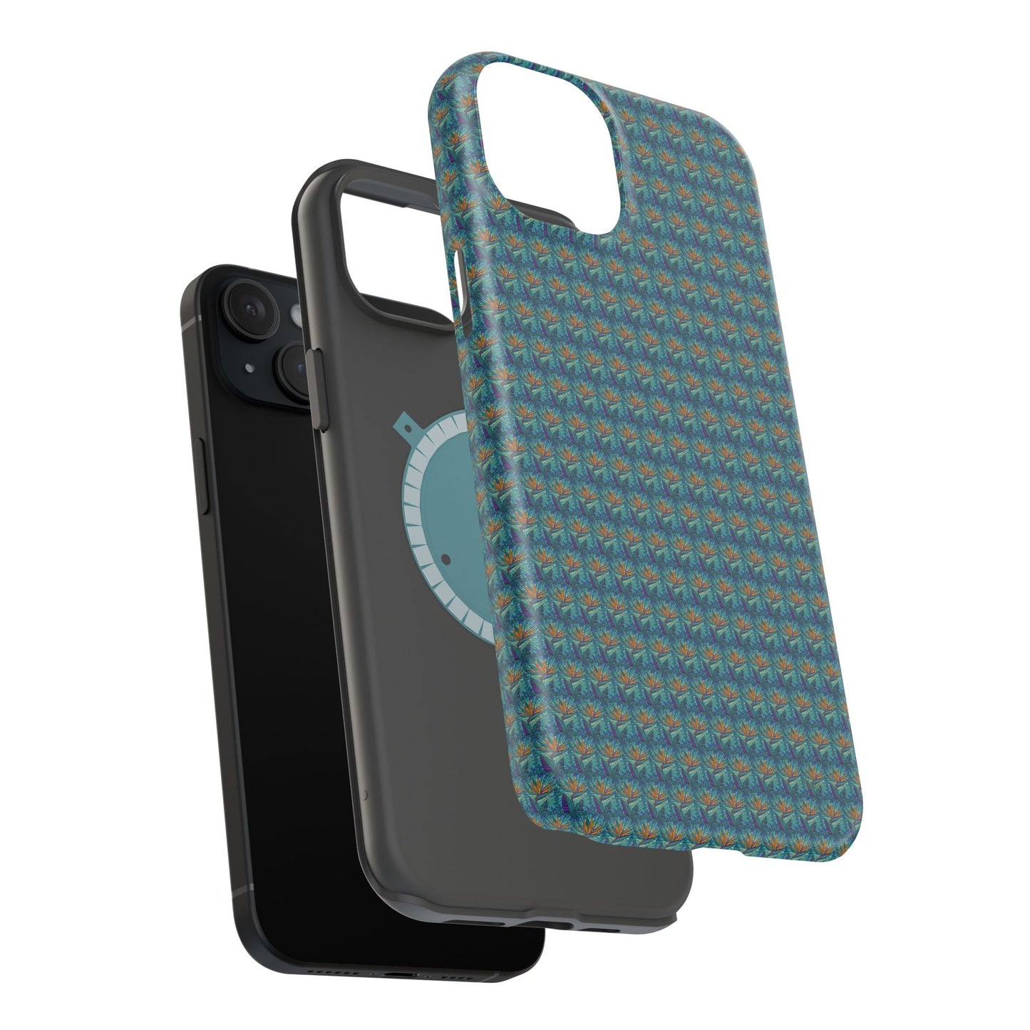 Abstract Mosaic Sunburst Pattern MagSafe® Phone case