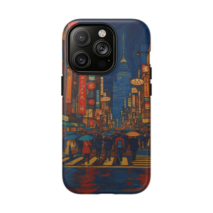 Neon Rain: Stories Beneath the City Lights MagSafe® Phone Case