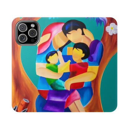 Embrace of the Filipino Family Flip Case